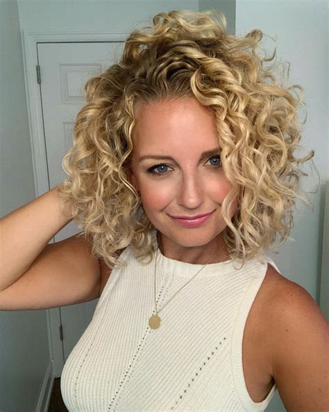 blonde curly hair milf